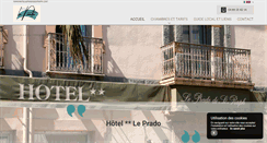Desktop Screenshot of hotellepradodestraph.com